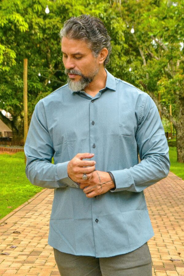 Camisa Manga Longa 60% Algodão e 40% Poliéster - Image 2