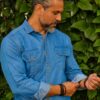 Camisa Jeans Manga Longa - Image 2