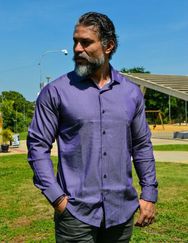 Camisa Manga Longa Tencel - Image 5