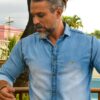 Camisa Jeans Manga Longa - Image 7